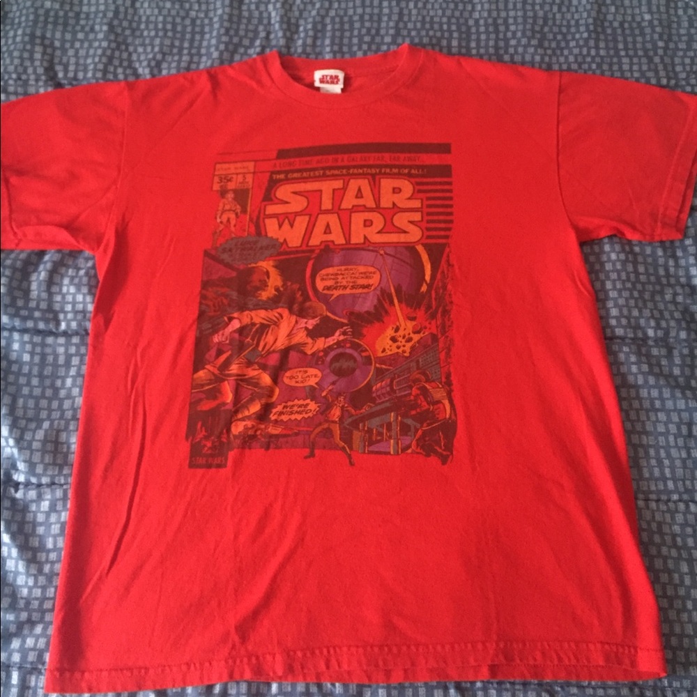 Retro Star Wars Comic Book T Shirt S